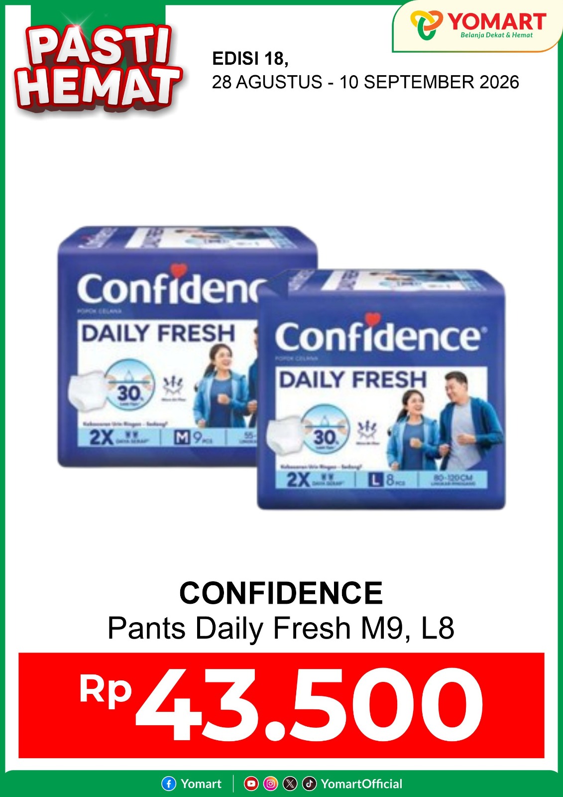 Confidence Celana M9, L8