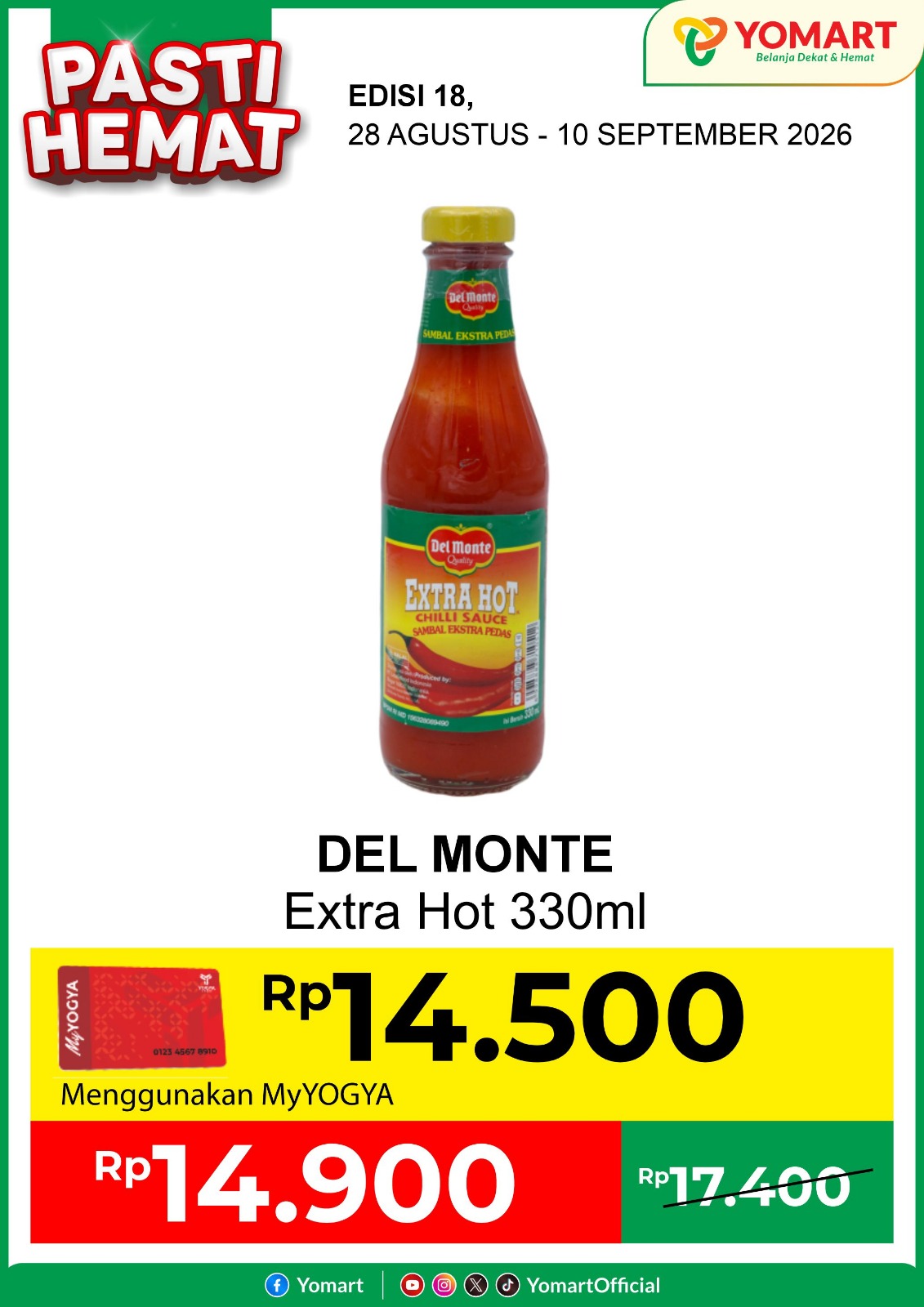 Del Monte Extra Hot 330ML