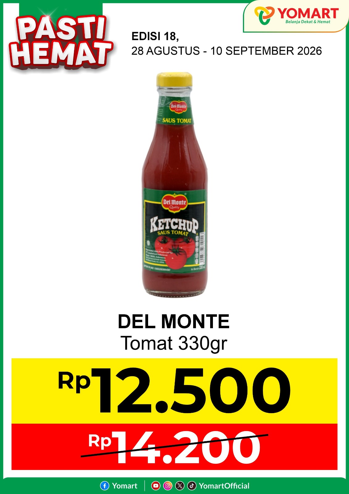 Del Monte Tomat 330gr