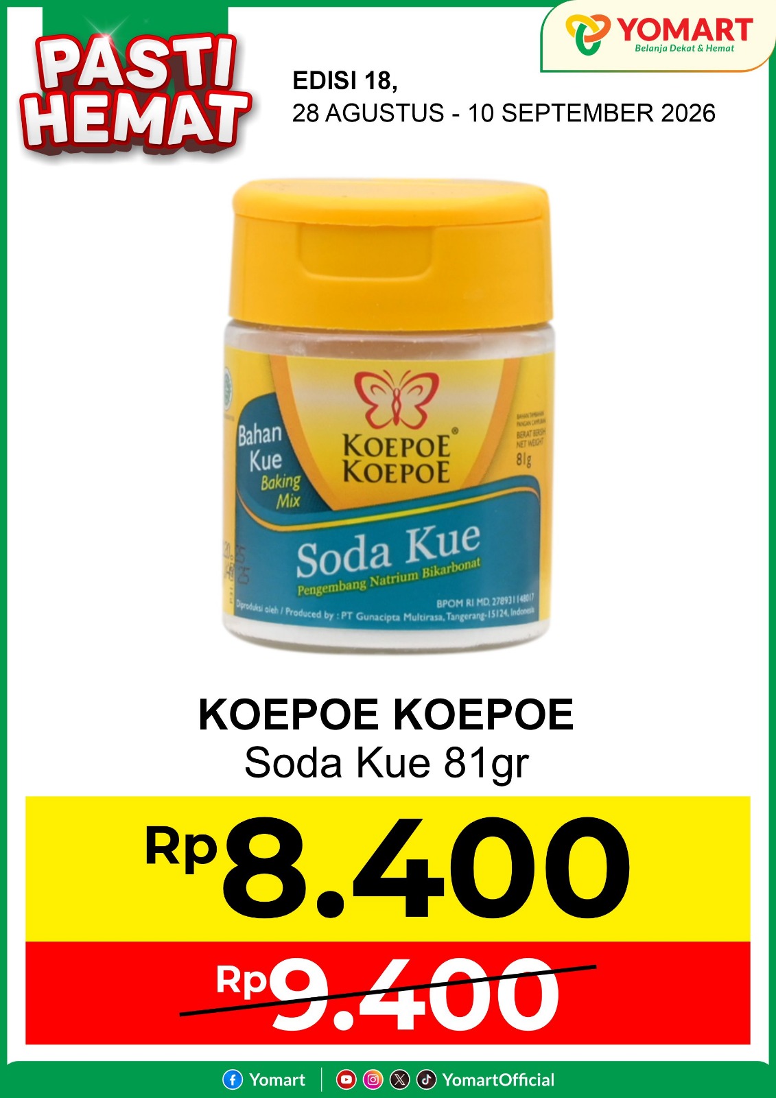 KOEPO KOEPO soda kue 81gr