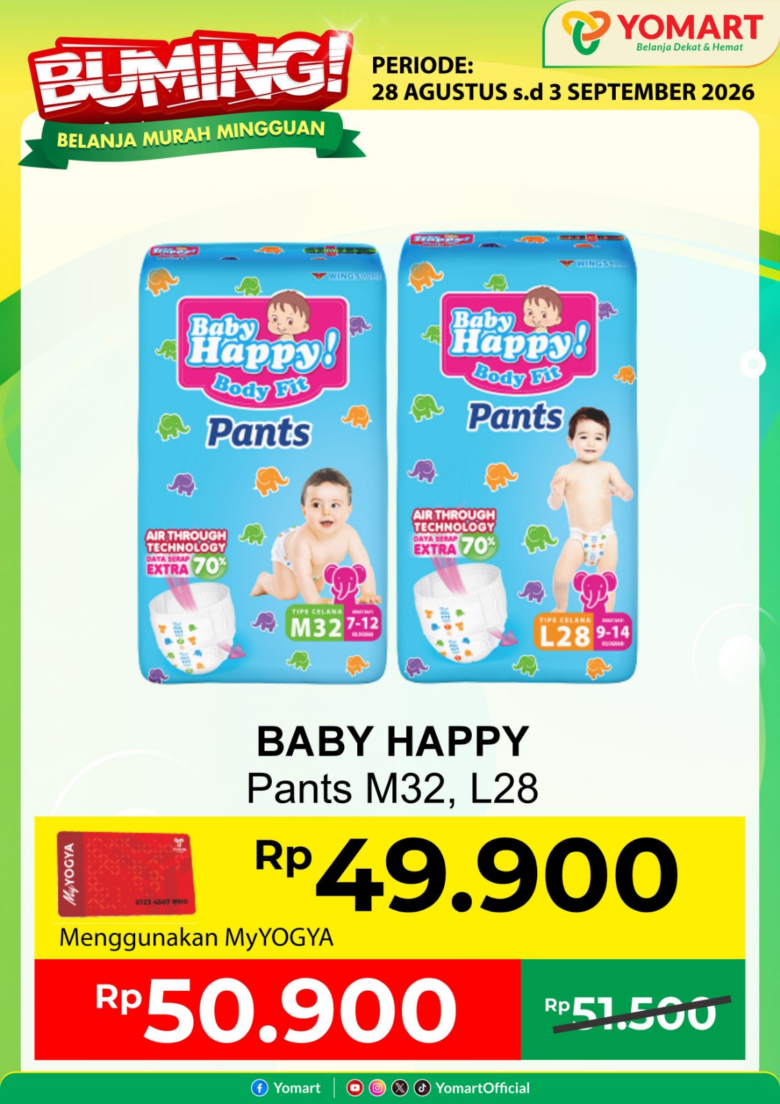 BABY HAPPY celana M32, L28
