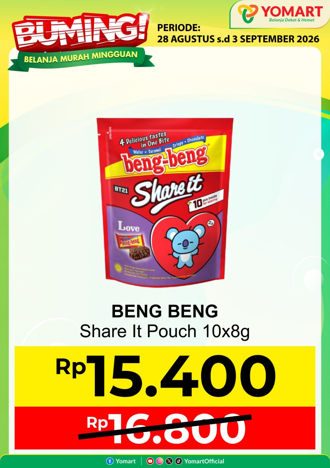 BENG BENG SHARE IT pouch 10x8gr