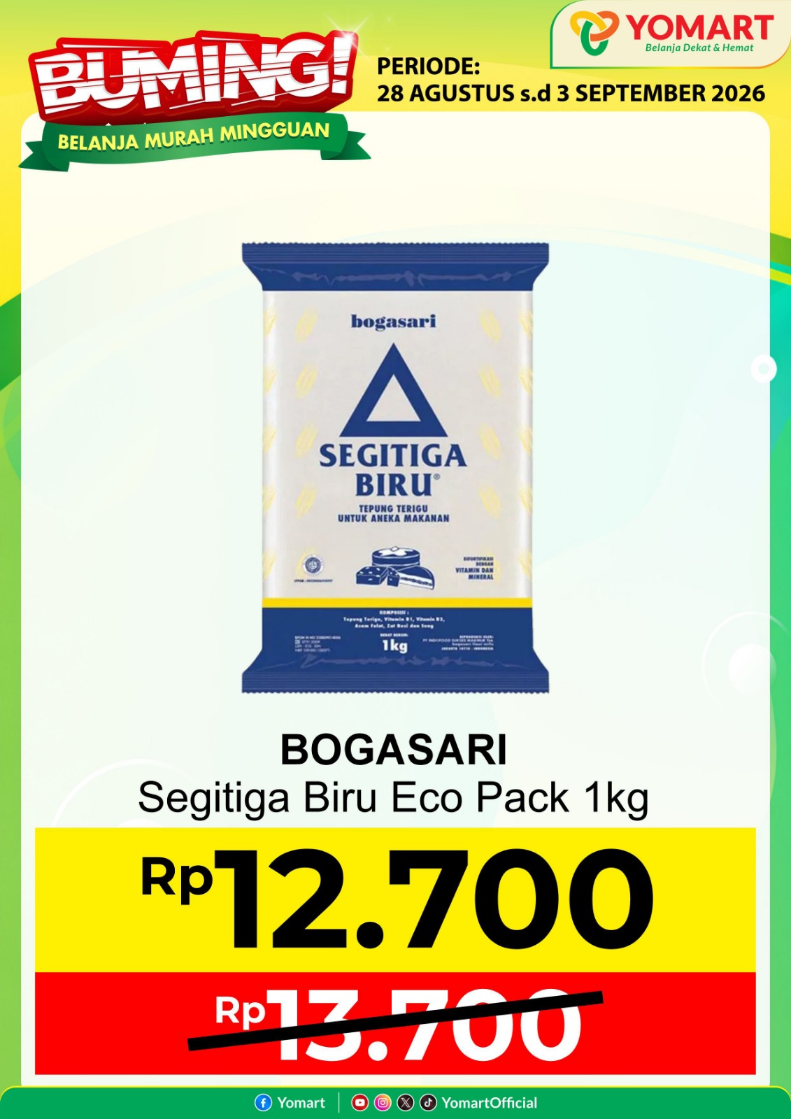 BOGASARI segitiga biru 1kg