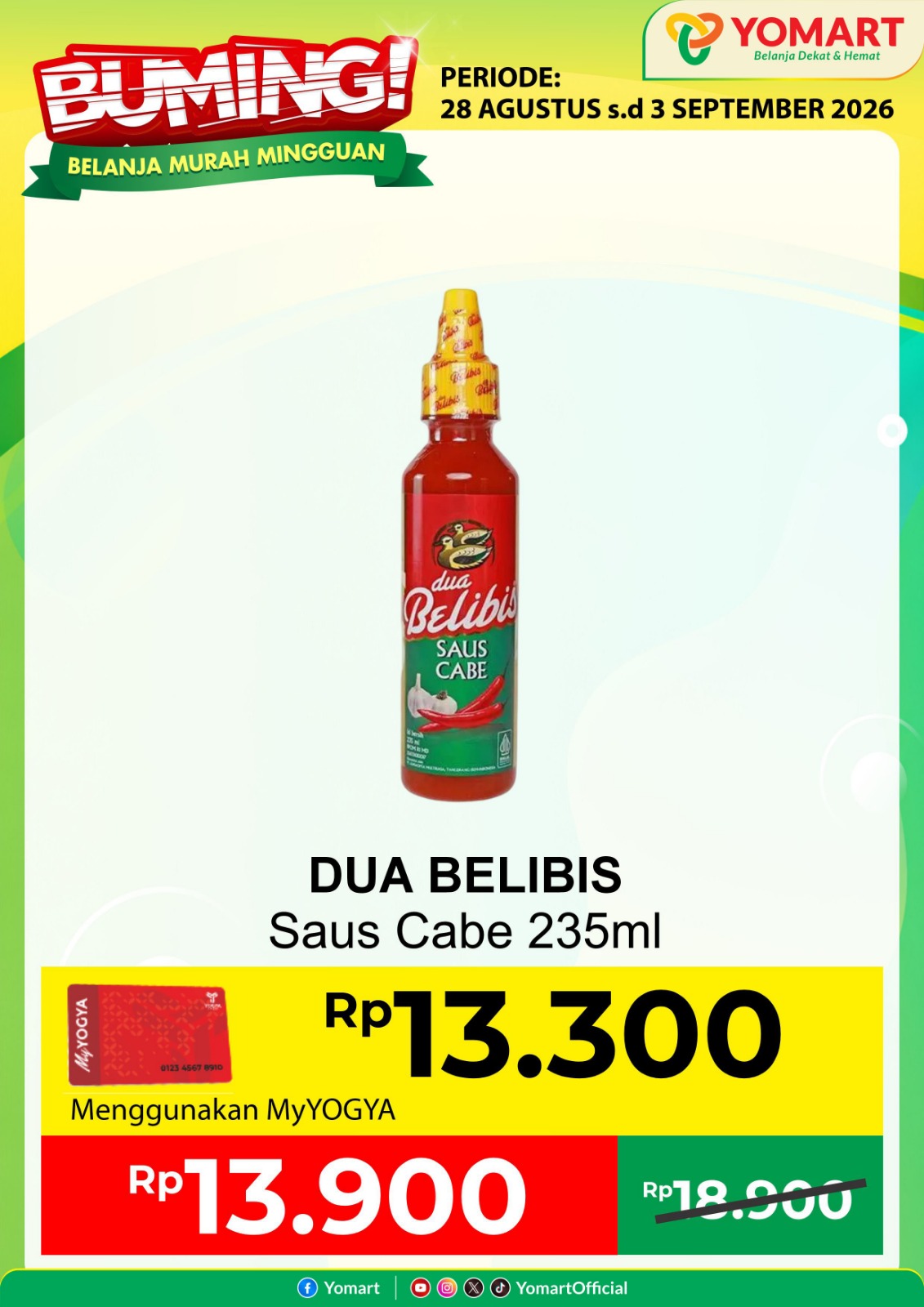 DUA BELIBIS saus cabe 235ml