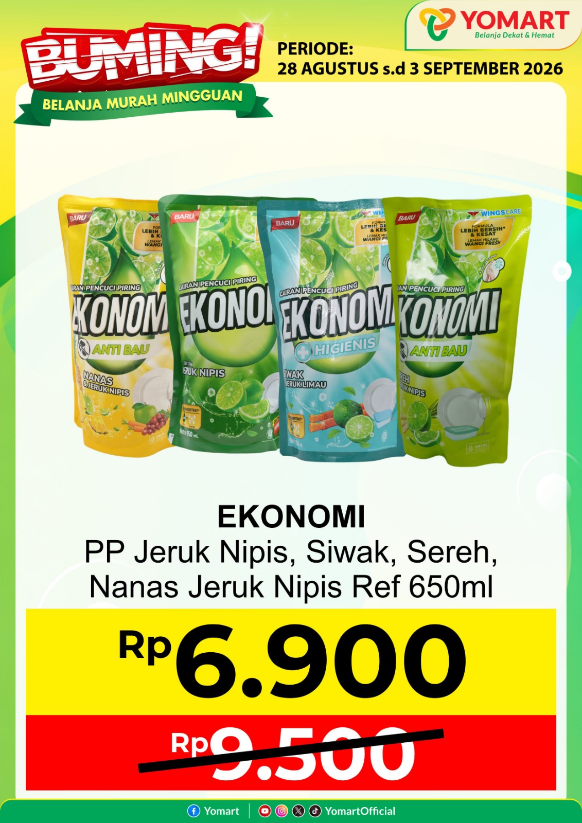 EKONOMI pencuci piring 650ml
