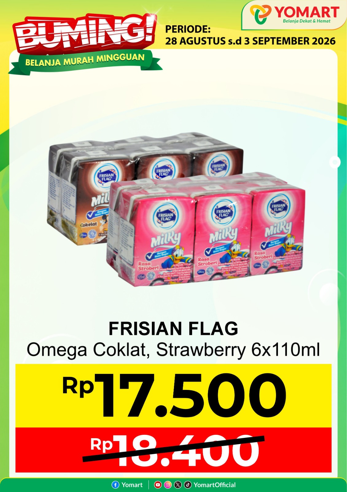 FRISIAN FLAG omega 6x110ml