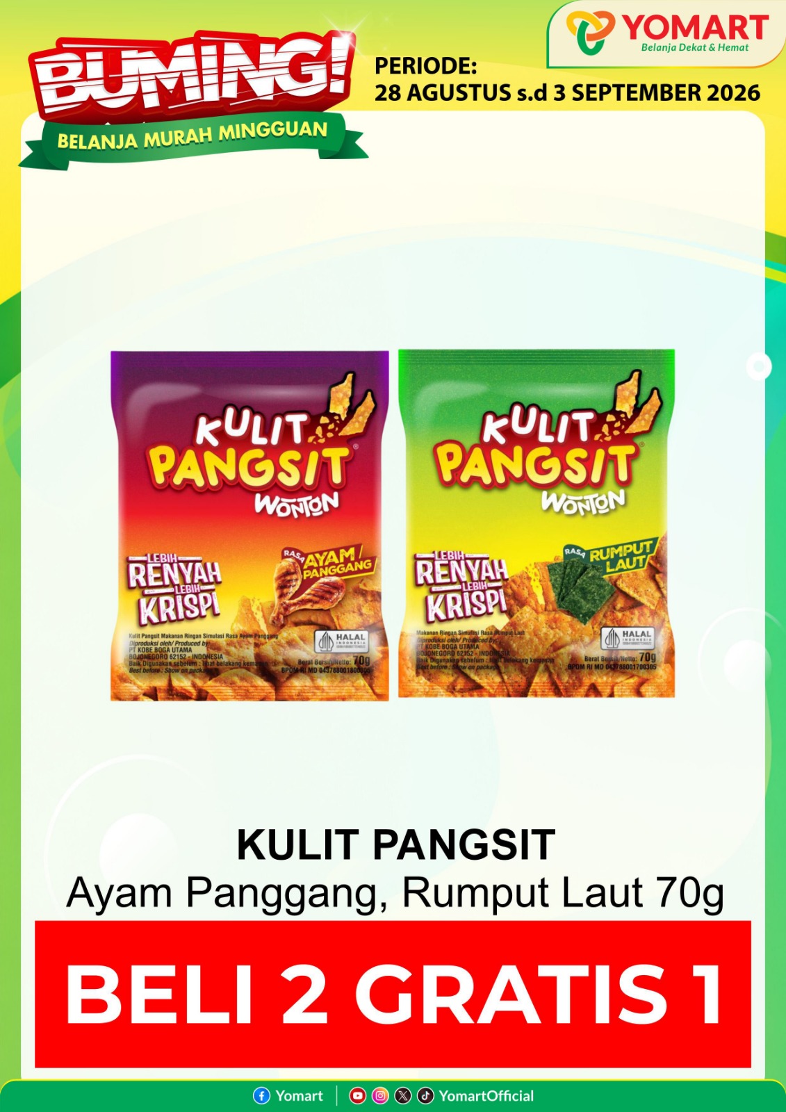 KULIT PANGSIT (Buy 2 Get 1)