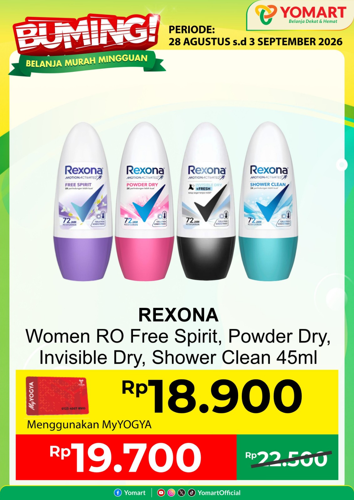 REXONA women 45ml